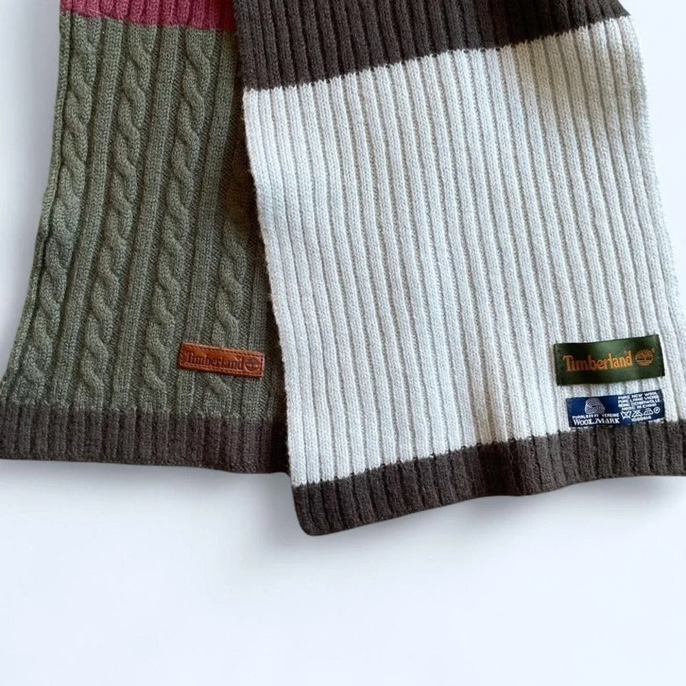 Timberland‎ multicoloured wool scarf